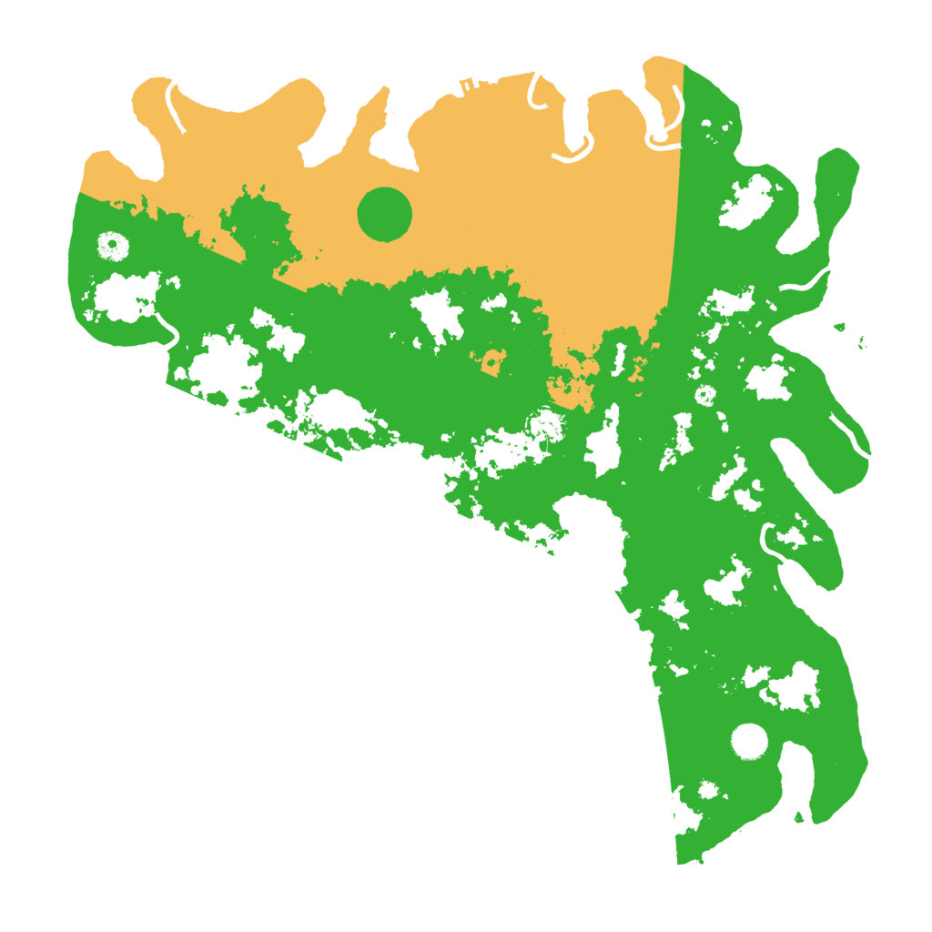 Biome Rust Map: Procedural Map, Size: 4500, Seed: 4057040