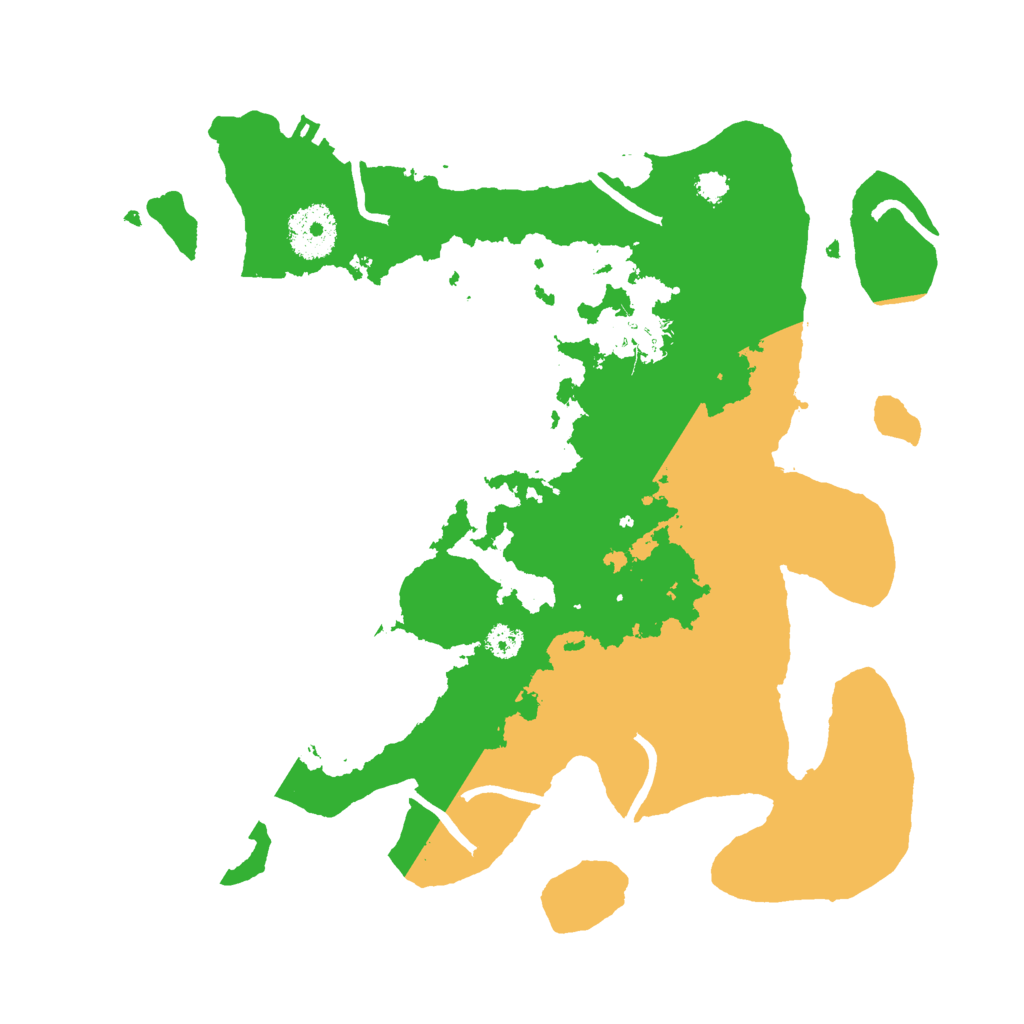Biome Rust Map: Procedural Map, Size: 3000, Seed: 62615
