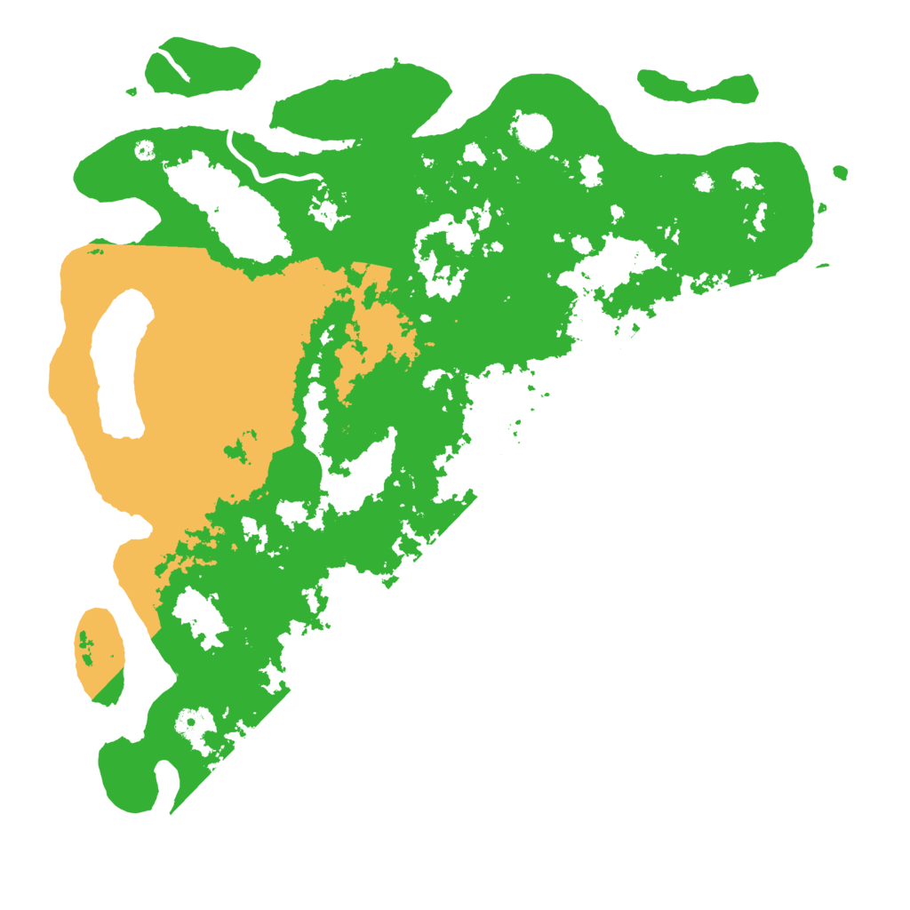 Biome Rust Map: Procedural Map, Size: 4500, Seed: 2508952