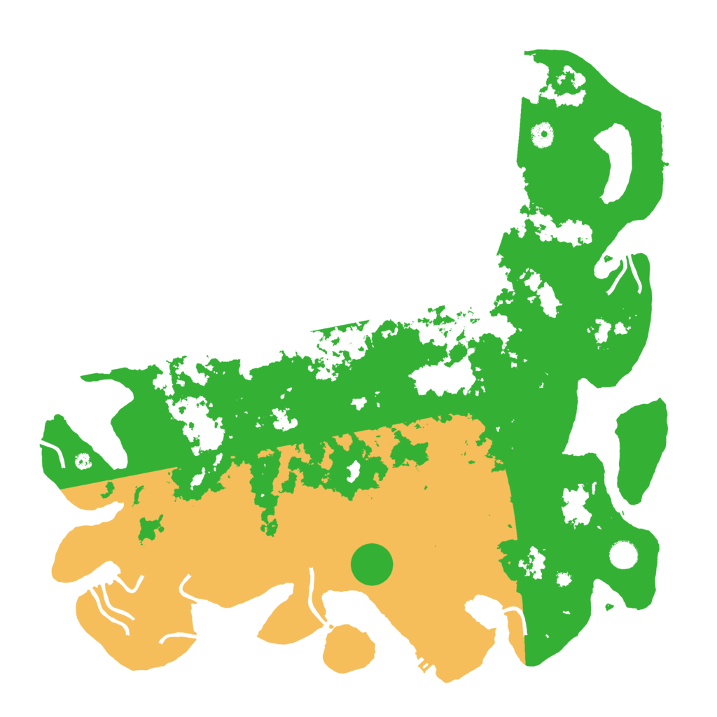 Biome Rust Map: Procedural Map, Size: 4500, Seed: 5380328