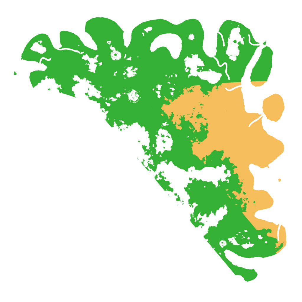 Biome Rust Map: Procedural Map, Size: 4500, Seed: 2485623