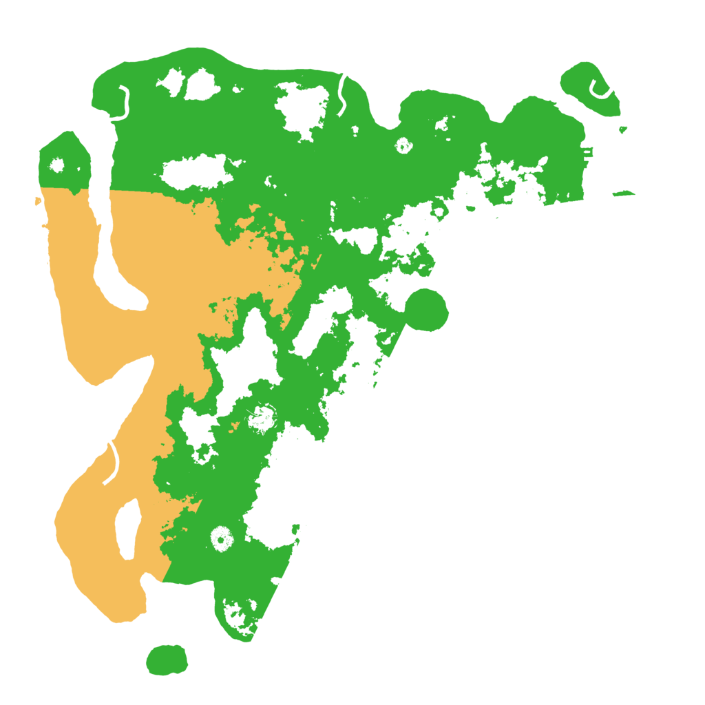 Biome Rust Map: Procedural Map, Size: 4500, Seed: 73717