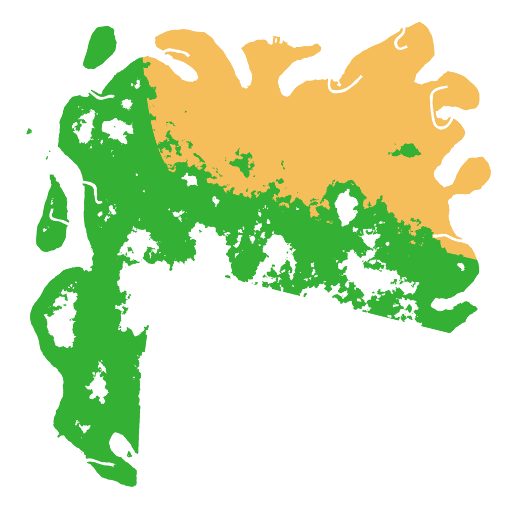 Biome Rust Map: Procedural Map, Size: 4500, Seed: 511029