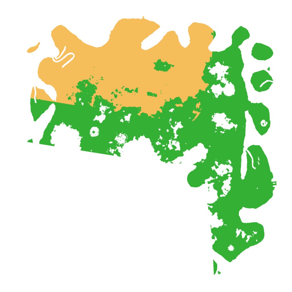 Biome Rust Map: Procedural Map, Size: 4500, Seed: 1491729