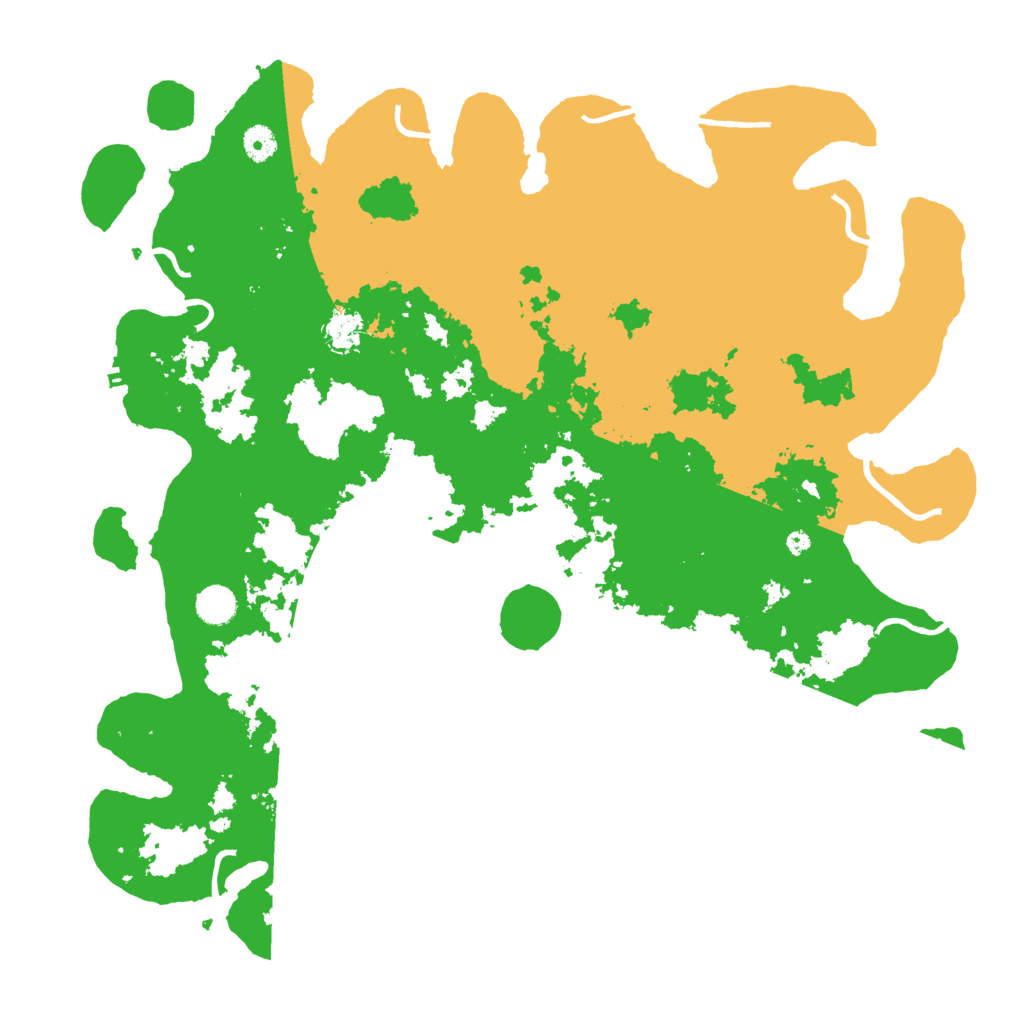 Biome Rust Map: Procedural Map, Size: 4500, Seed: 101189