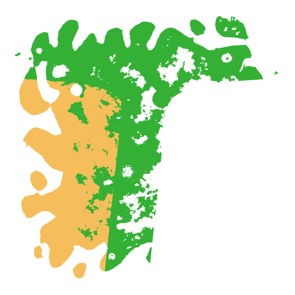 Biome Rust Map: Procedural Map, Size: 4500, Seed: 575246