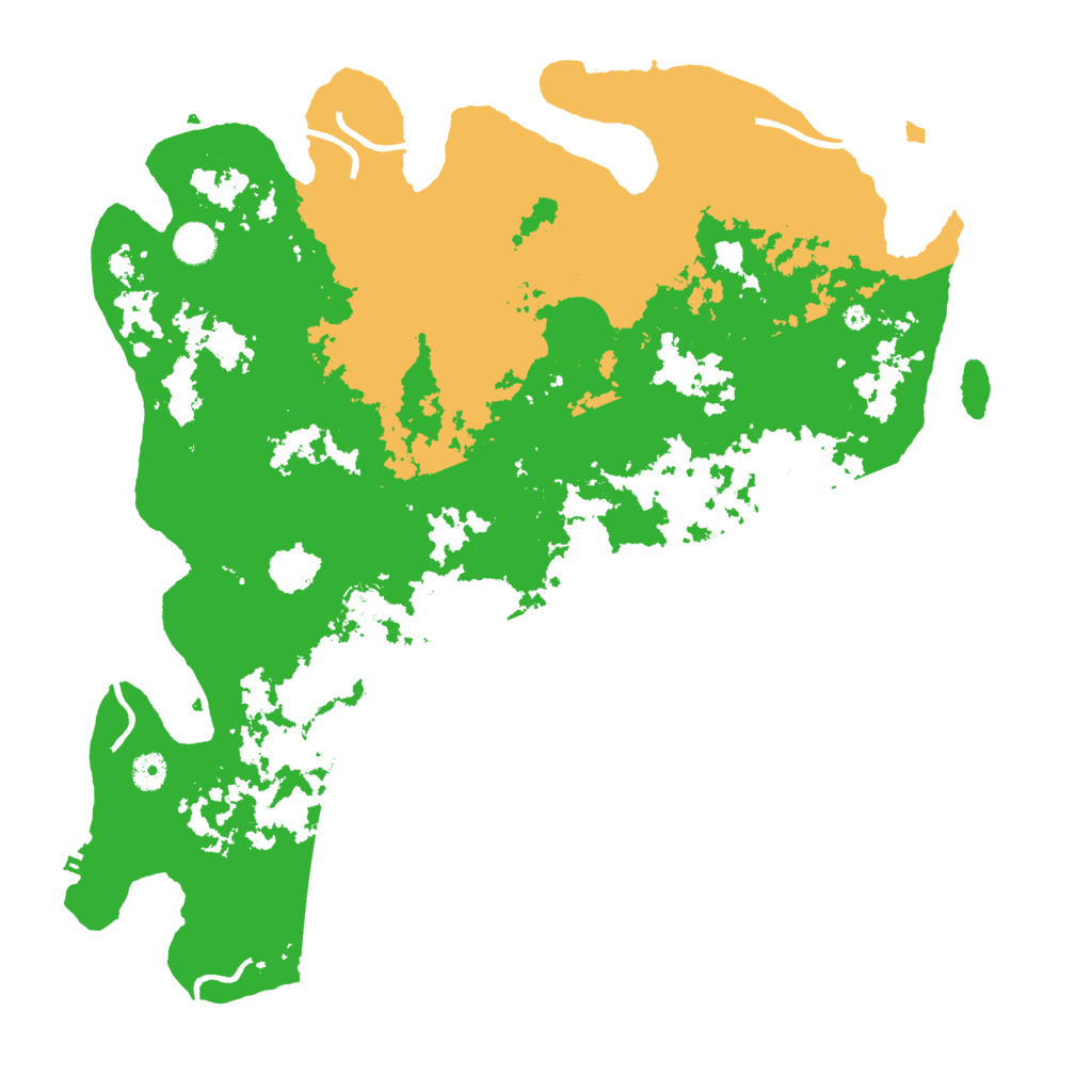 Biome Rust Map: Procedural Map, Size: 4500, Seed: 4125898