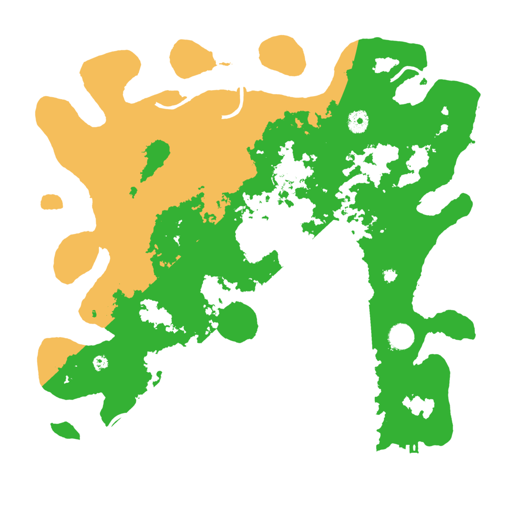 Biome Rust Map: Procedural Map, Size: 3500, Seed: 4360650