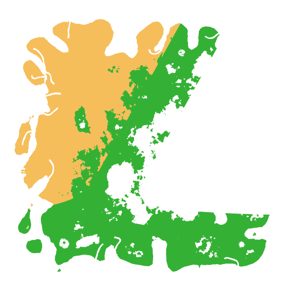 Biome Rust Map: Procedural Map, Size: 4500, Seed: 1993882