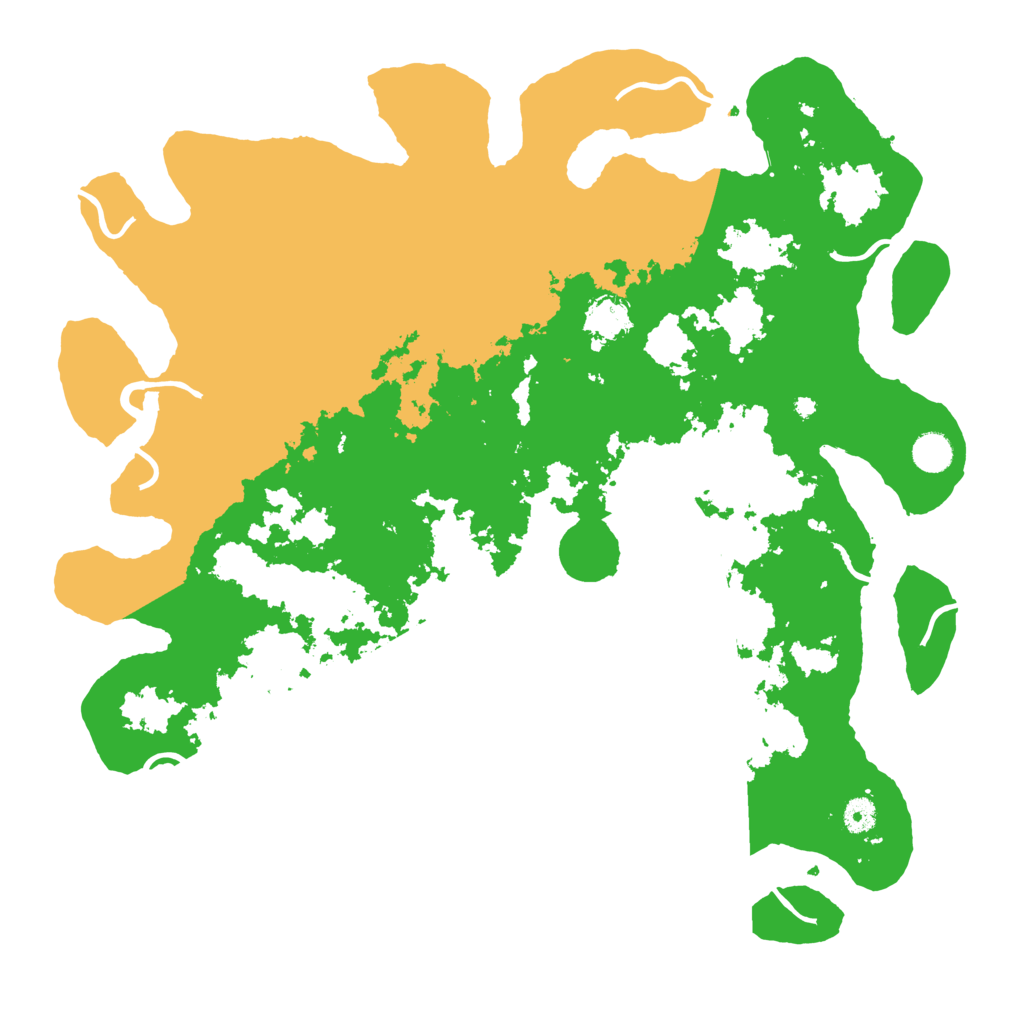 Biome Rust Map: Procedural Map, Size: 4500, Seed: 1270205