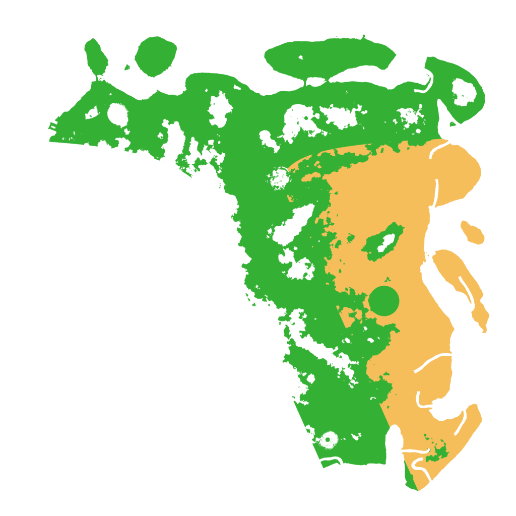 Biome Rust Map: Procedural Map, Size: 4500, Seed: 498038