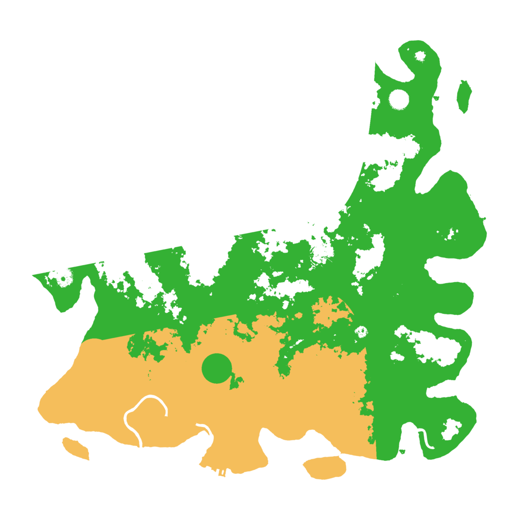 Biome Rust Map: Procedural Map, Size: 4500, Seed: 1341389