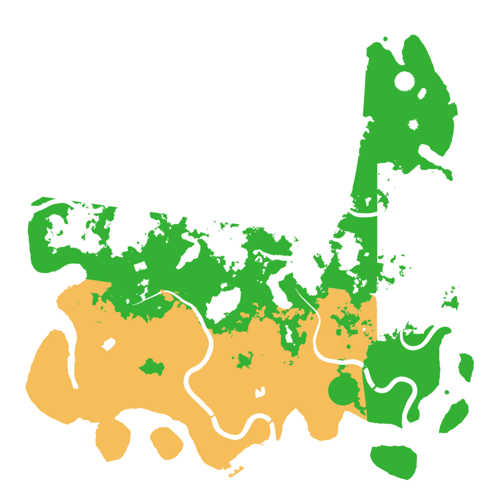 Biome Rust Map: Procedural Map, Size: 4500, Seed: 2077017