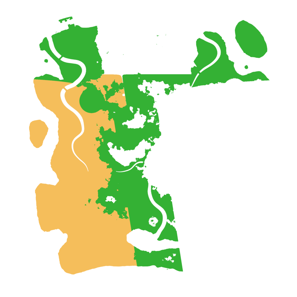 Biome Rust Map: Procedural Map, Size: 3250, Seed: 4259620
