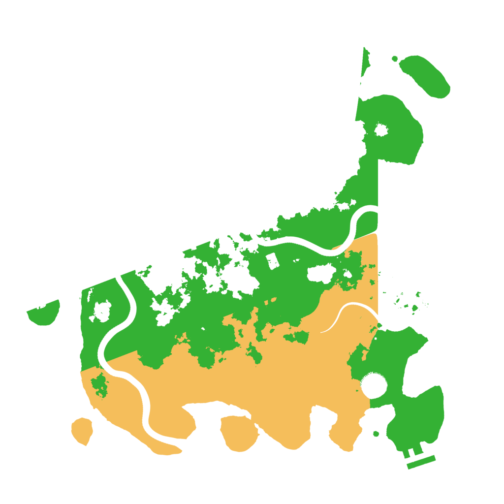 Biome Rust Map: Procedural Map, Size: 3500, Seed: 655