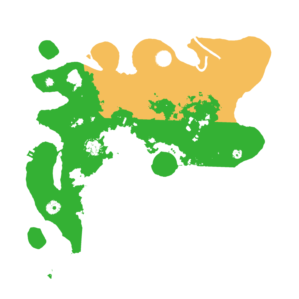 Biome Rust Map: Procedural Map, Size: 3250, Seed: 1991084