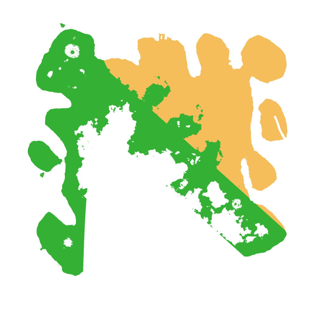 Biome Rust Map: Procedural Map, Size: 3250, Seed: 666483