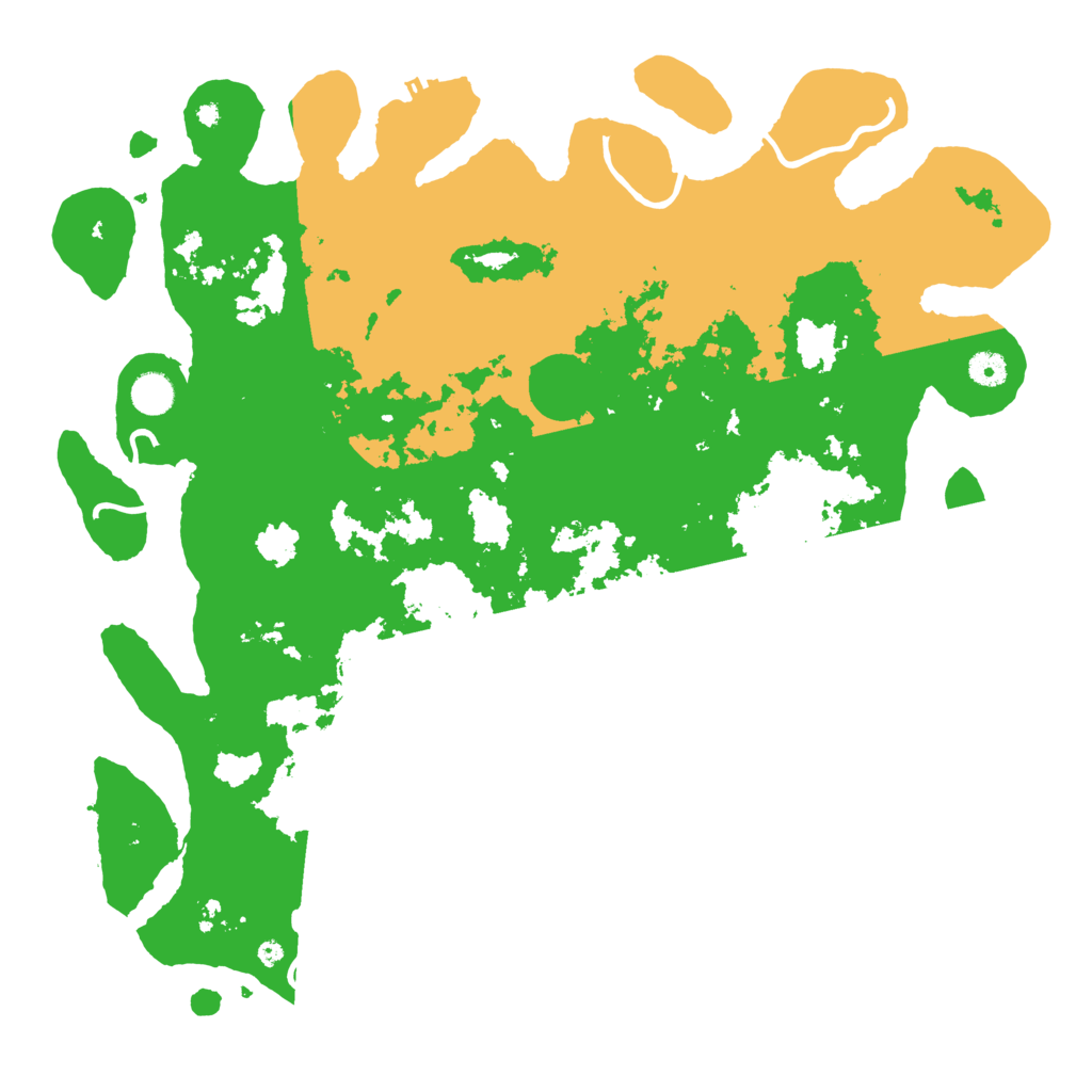 Biome Rust Map: Procedural Map, Size: 4500, Seed: 6089995