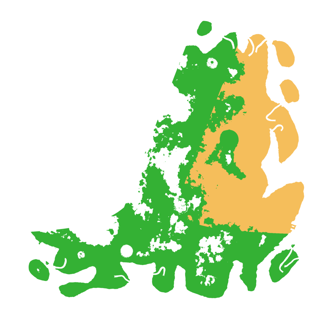 Biome Rust Map: Procedural Map, Size: 4500, Seed: 1381570