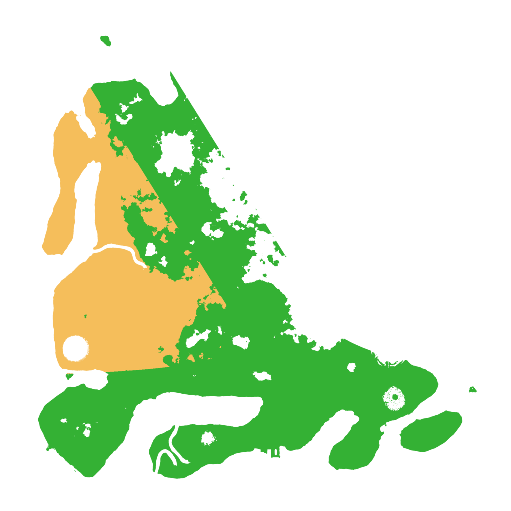Biome Rust Map: Procedural Map, Size: 3500, Seed: 504741