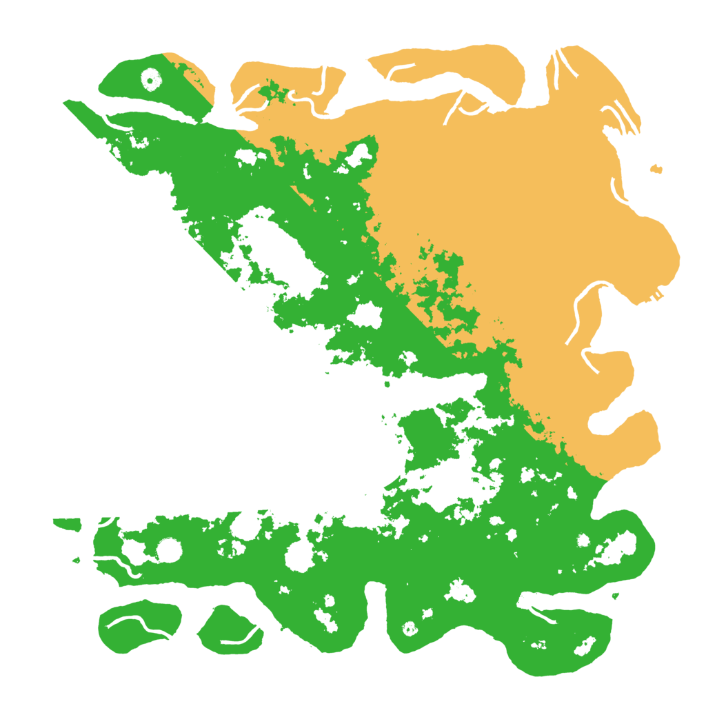 Biome Rust Map: Procedural Map, Size: 5000, Seed: 110
