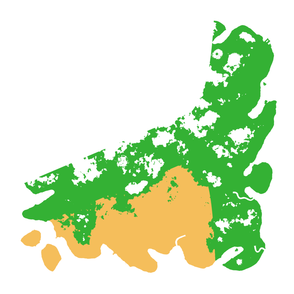 Biome Rust Map: Procedural Map, Size: 4500, Seed: 75508