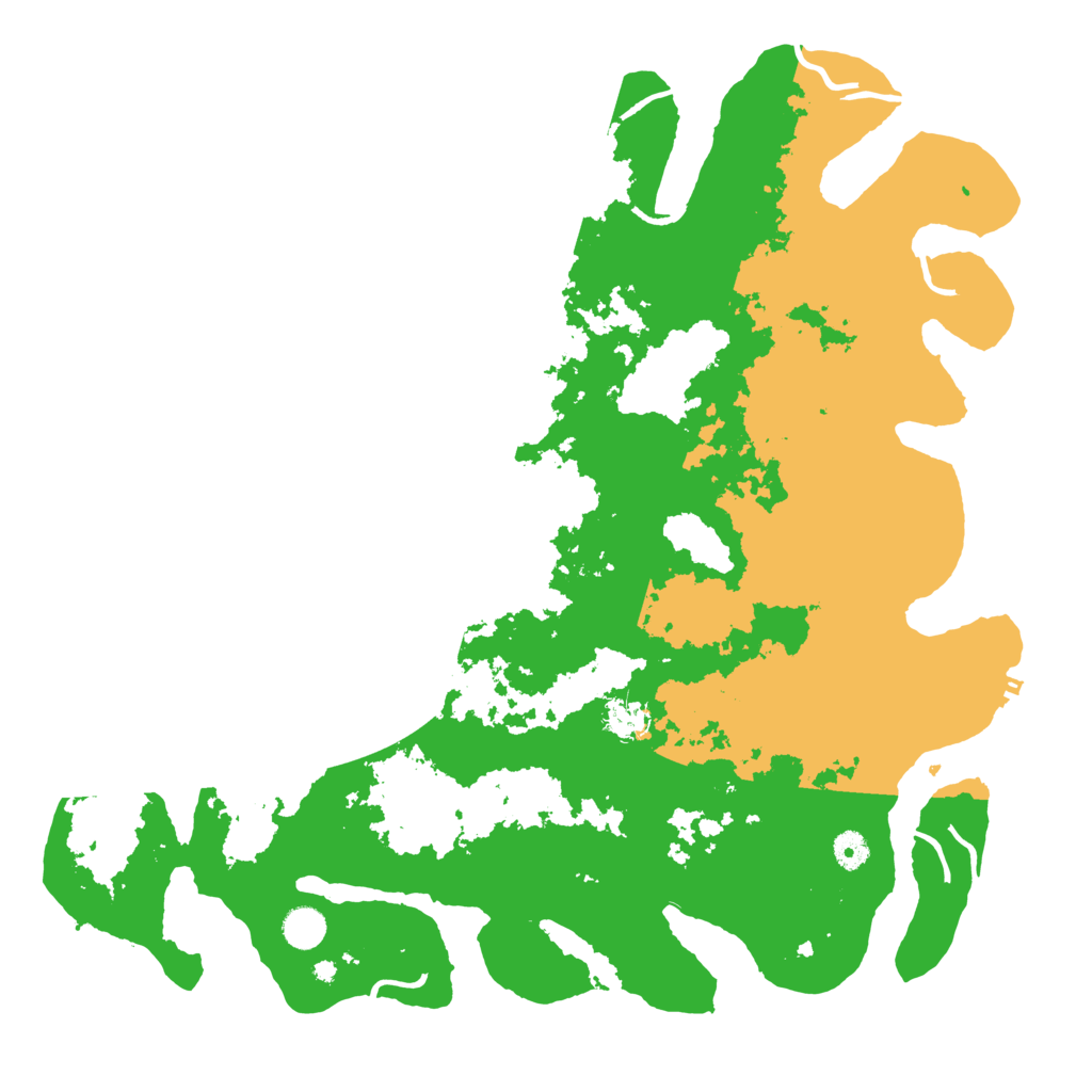 Biome Rust Map: Procedural Map, Size: 4500, Seed: 2663167