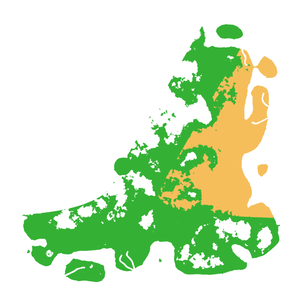 Biome Rust Map: Procedural Map, Size: 4500, Seed: 222390