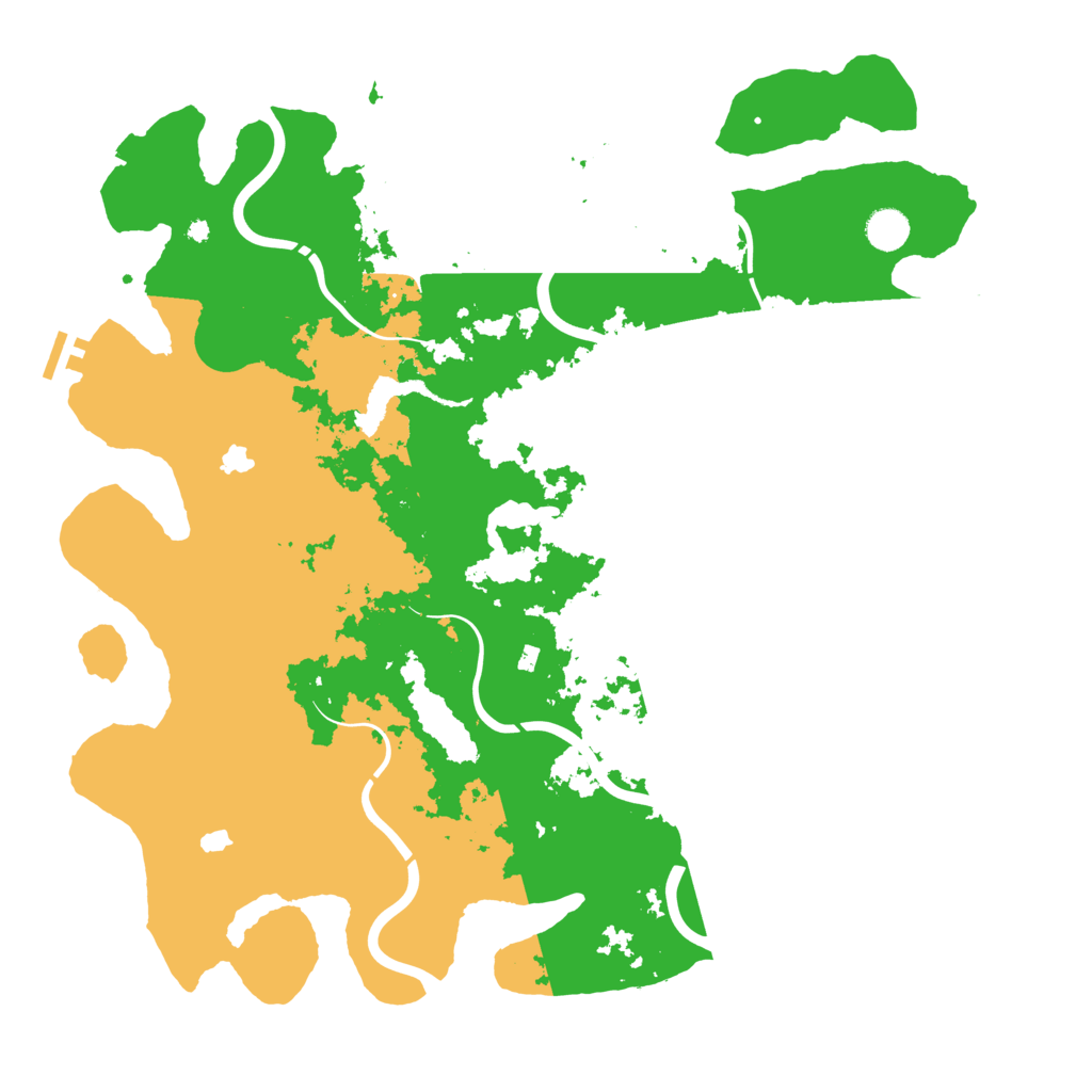 Biome Rust Map: Procedural Map, Size: 4500, Seed: 556793