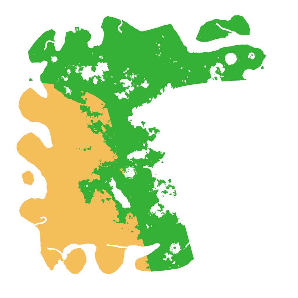 Biome Rust Map: Procedural Map, Size: 4500, Seed: 556793
