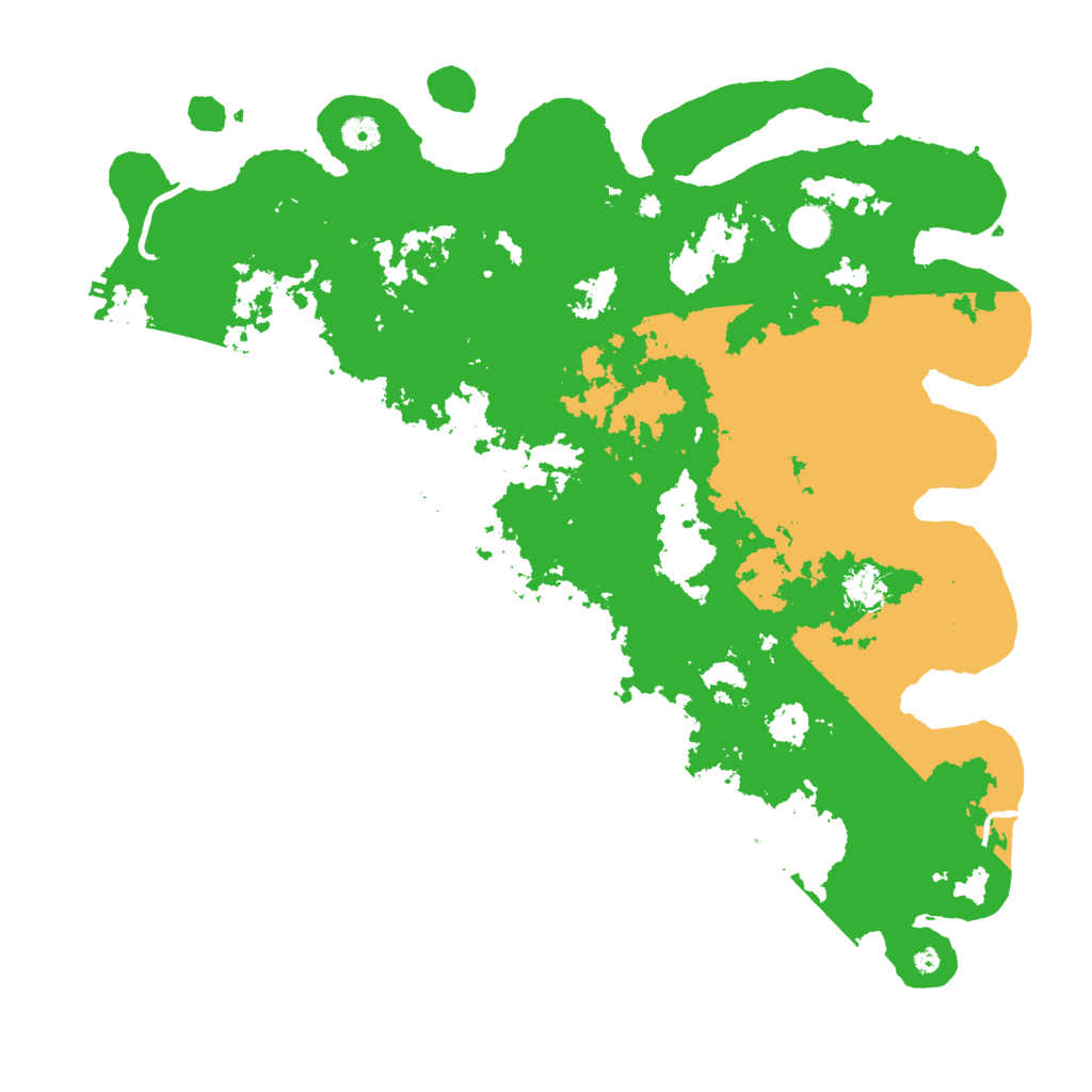 Biome Rust Map: Procedural Map, Size: 4500, Seed: 610079