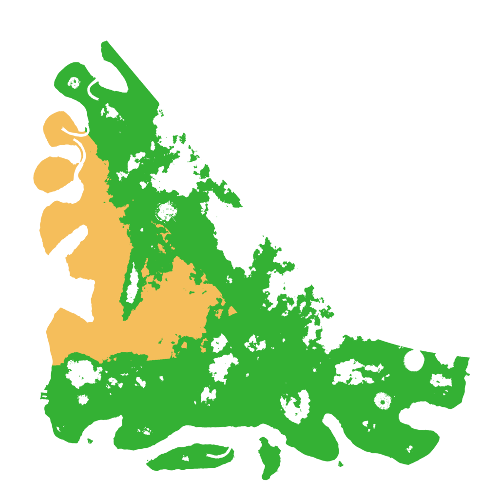 Biome Rust Map: Procedural Map, Size: 4500, Seed: 1563734
