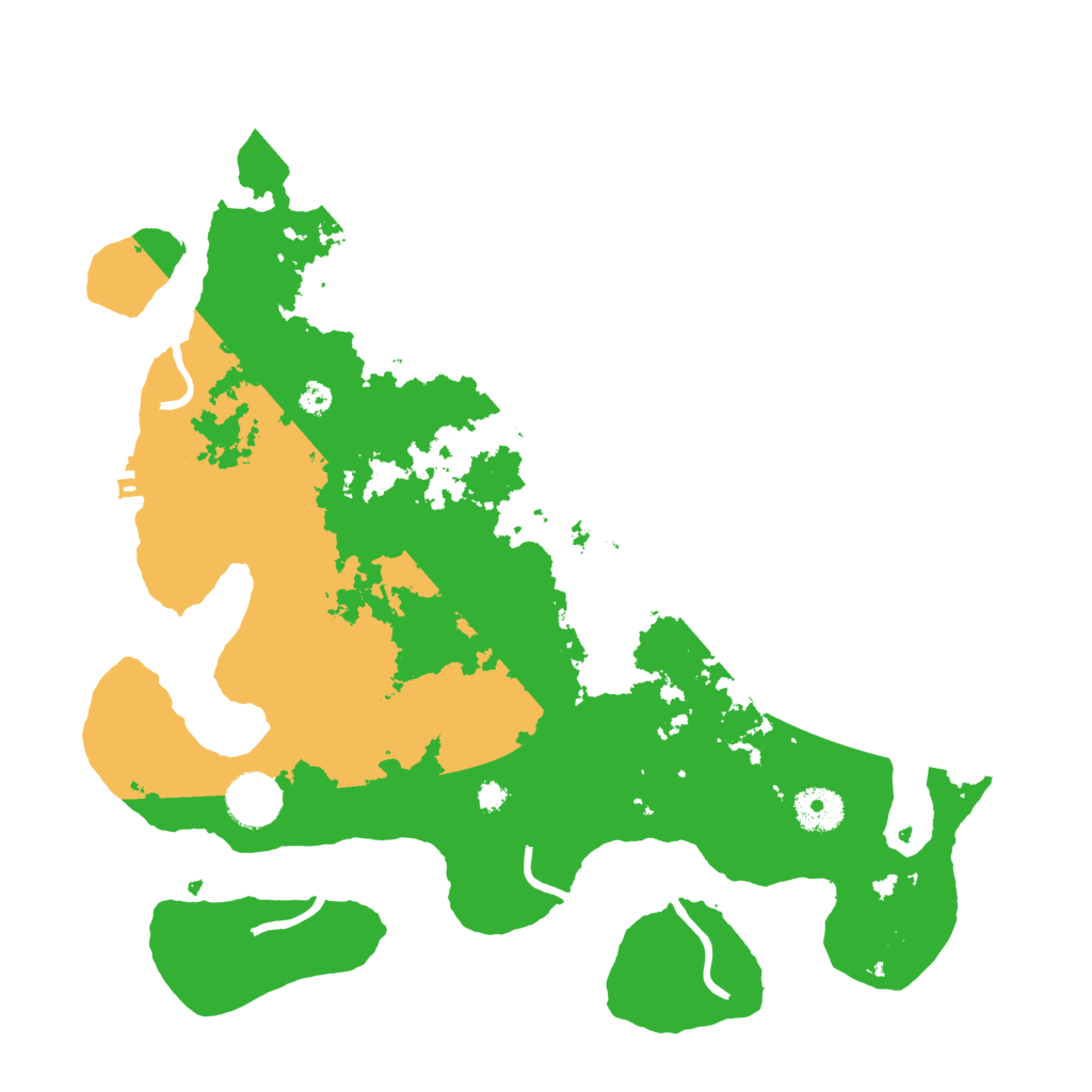 Biome Rust Map: Procedural Map, Size: 3500, Seed: 1015288