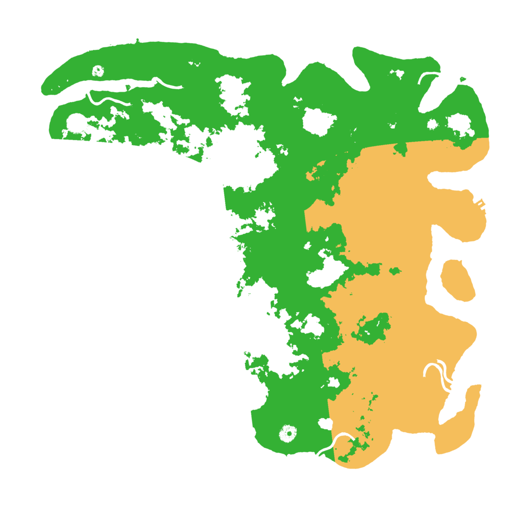 Biome Rust Map: Procedural Map, Size: 4500, Seed: 4845450