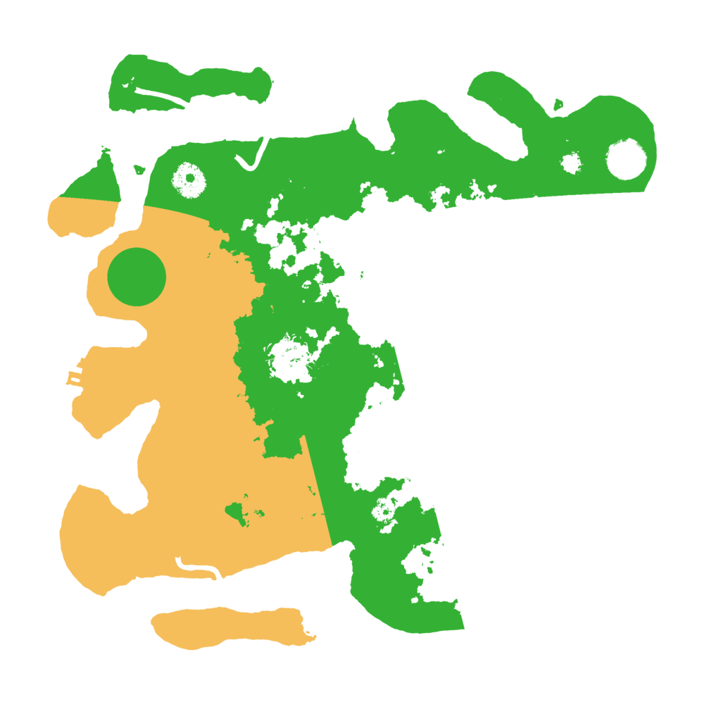 Biome Rust Map: Procedural Map, Size: 3250, Seed: 2994606
