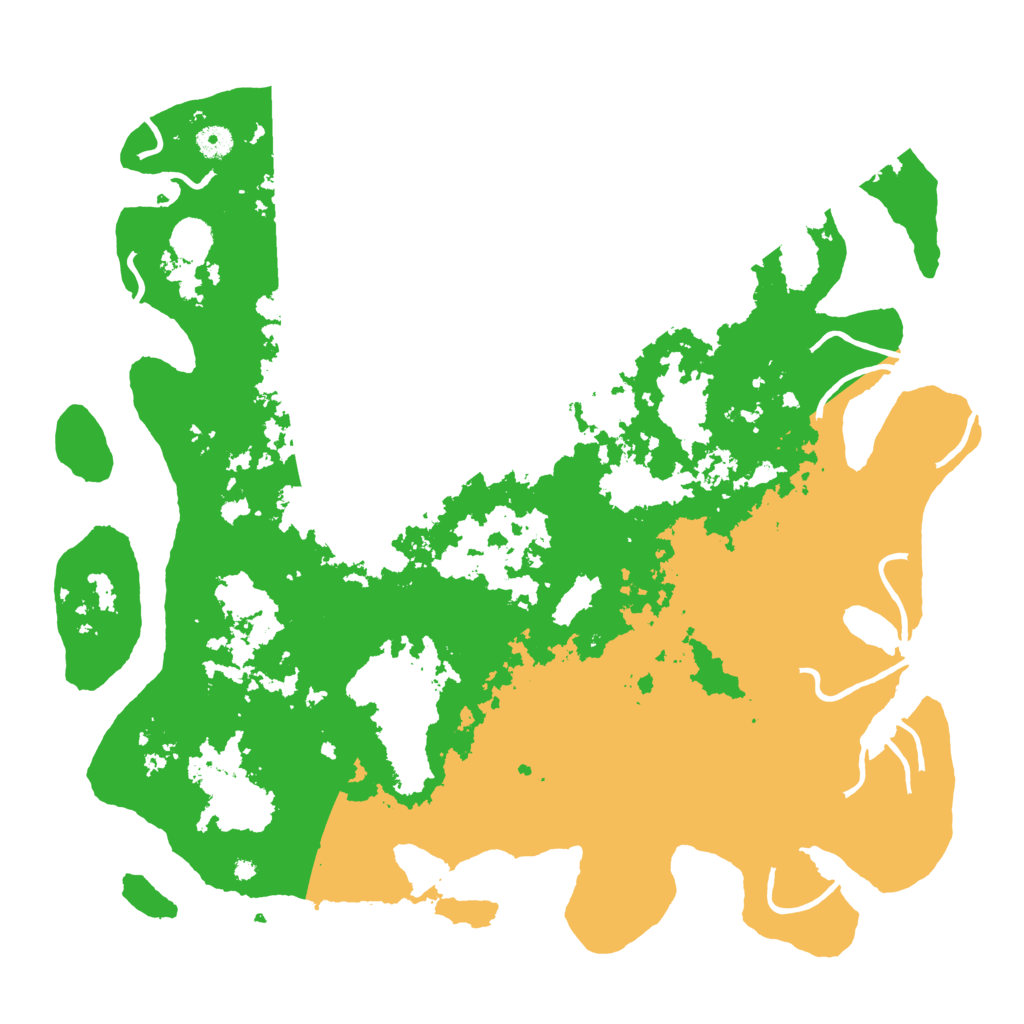Biome Rust Map: Procedural Map, Size: 4500, Seed: 4476114