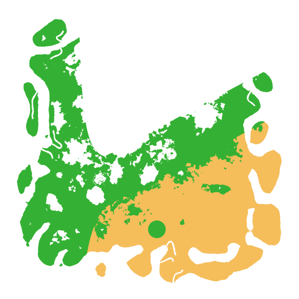 Biome Rust Map: Procedural Map, Size: 4500, Seed: 5330057