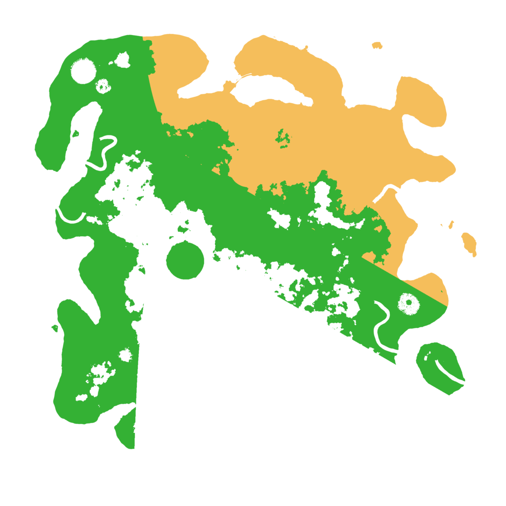 Biome Rust Map: Procedural Map, Size: 3600, Seed: 548655