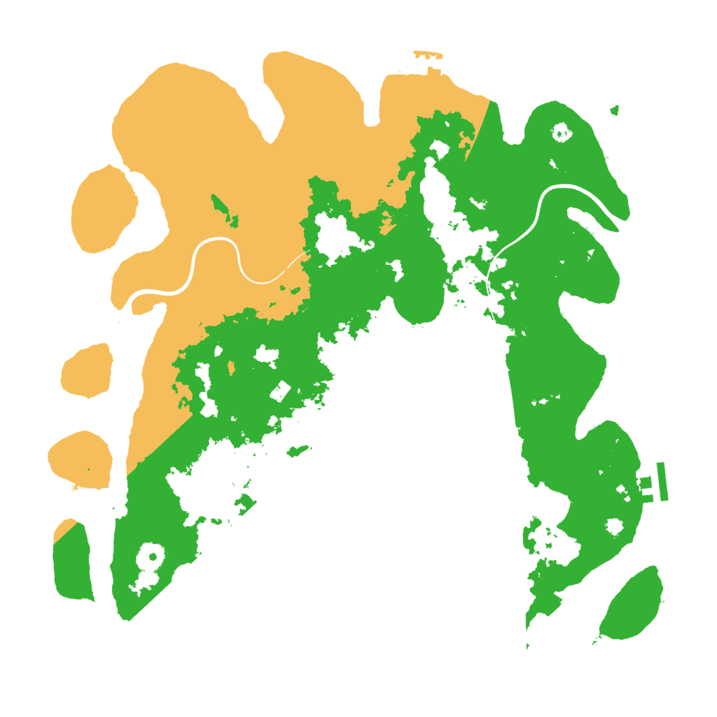 Biome Rust Map: Procedural Map, Size: 3750, Seed: 988286279