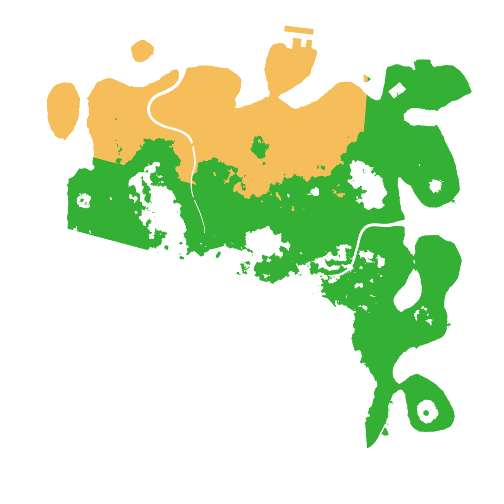 Biome Rust Map: Procedural Map, Size: 3500, Seed: 338