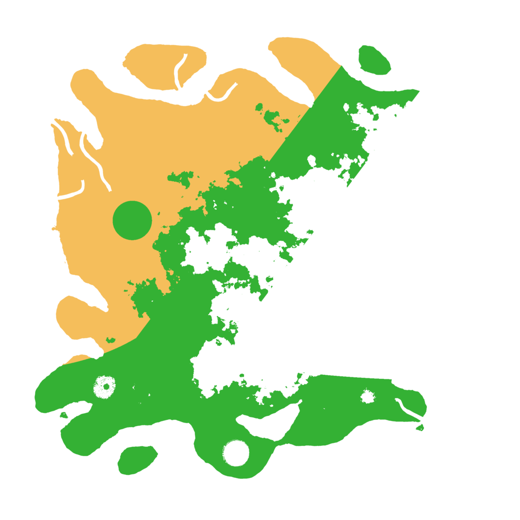 Biome Rust Map: Procedural Map, Size: 3500, Seed: 171717