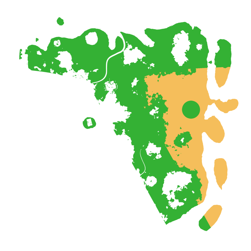 Biome Rust Map: Procedural Map, Size: 3700, Seed: 1856150938