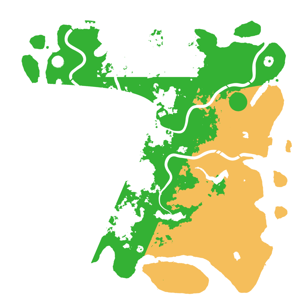 Biome Rust Map: Procedural Map, Size: 4500, Seed: 6113855