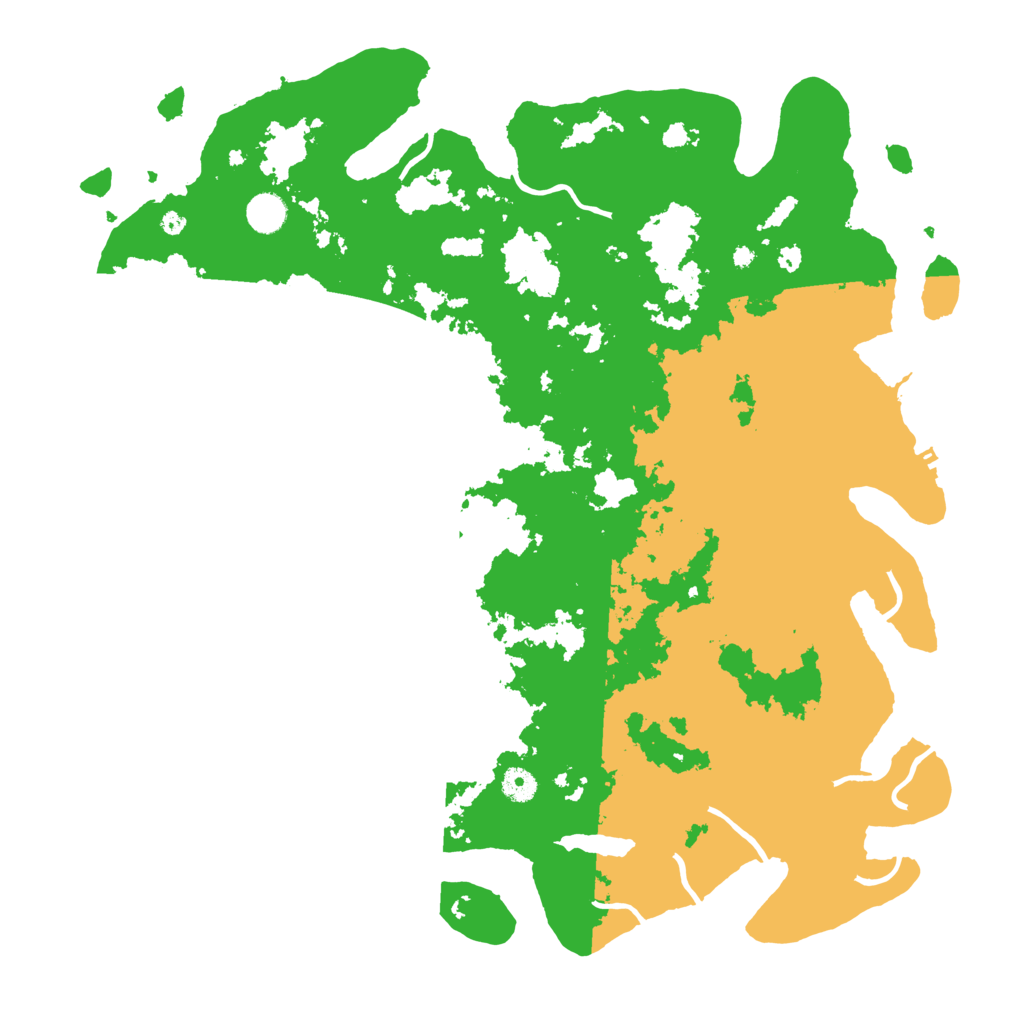Biome Rust Map: Procedural Map, Size: 4500, Seed: 1176066