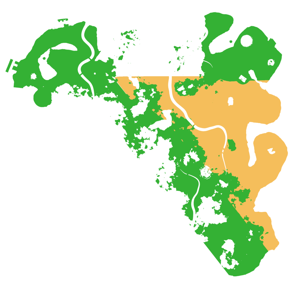 Biome Rust Map: Procedural Map, Size: 4500, Seed: 1636861