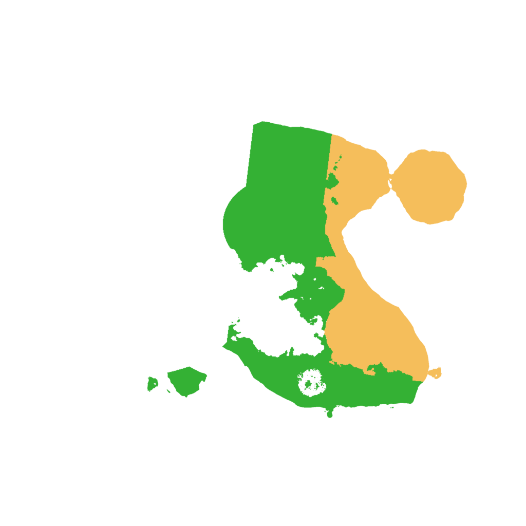 Biome Rust Map: Procedural Map, Size: 2000, Seed: 56973105