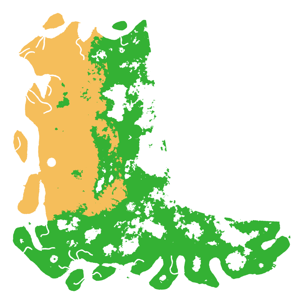 Biome Rust Map: Procedural Map, Size: 6000, Seed: 661953