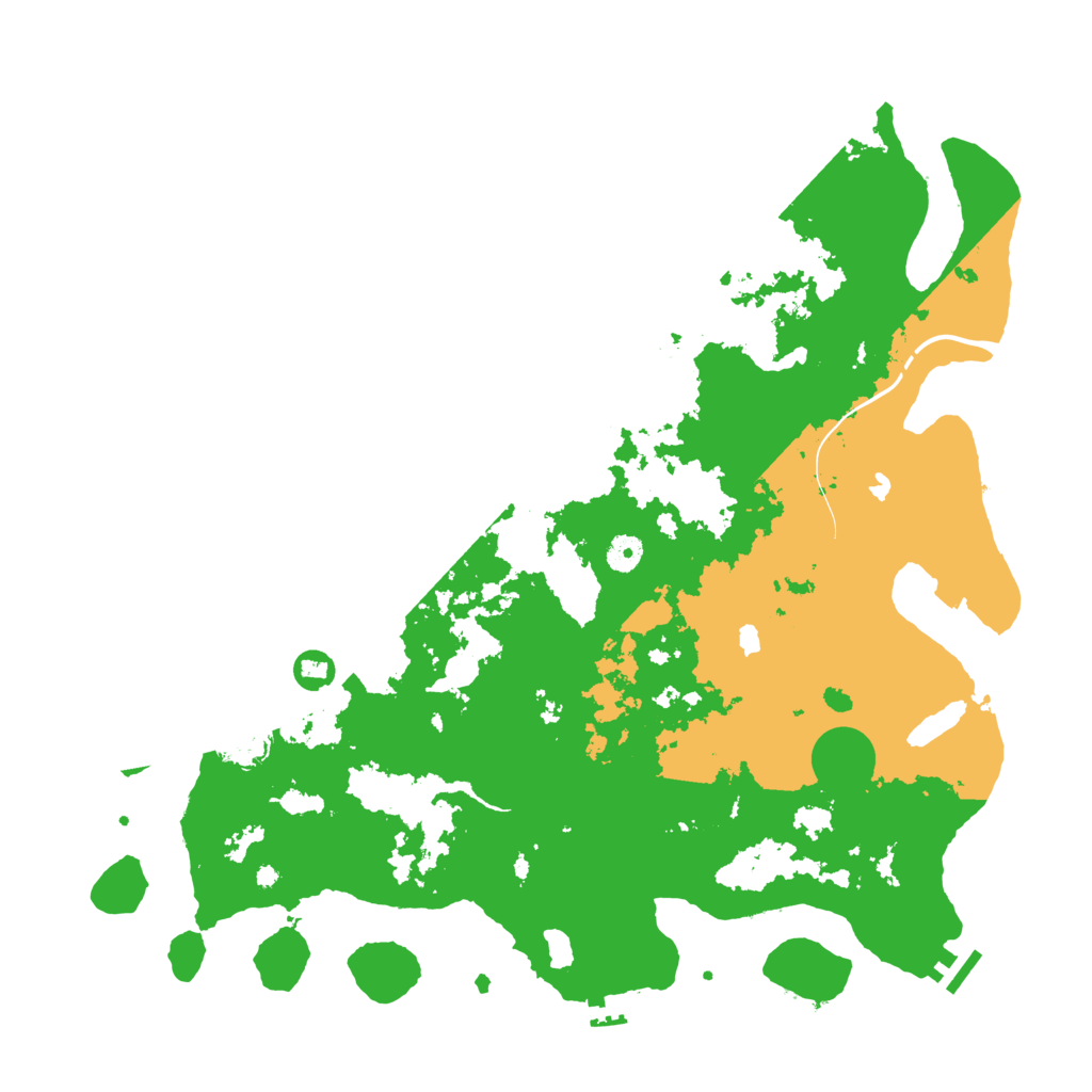 Biome Rust Map: Procedural Map, Size: 4500, Seed: 389190
