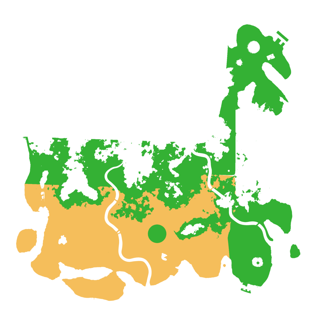 Biome Rust Map: Procedural Map, Size: 4500, Seed: 2948809
