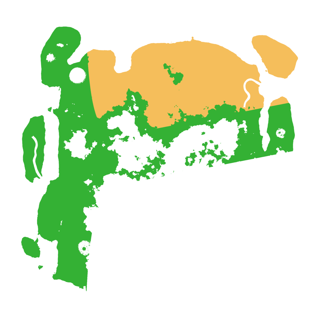 Biome Rust Map: Procedural Map, Size: 3550, Seed: 354522